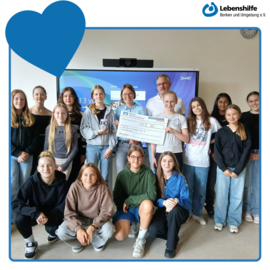 Großartige Spende von der Klasse 7a
